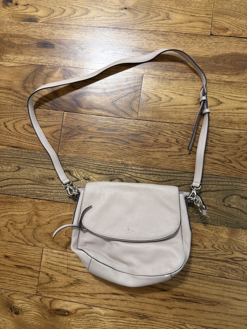 kate spade Pale Pink Leather Crossbody Bag